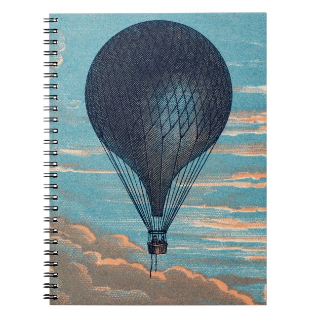 Vintag Air Ballon Notizblock (Vorderseite)