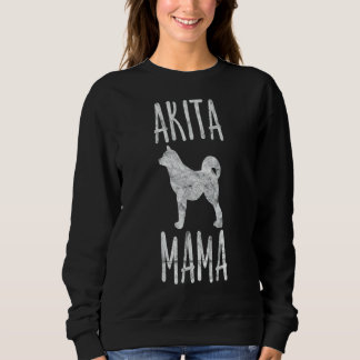Vintag Akita Mama Akita Mama Pet Dog Besitzerin Mu Sweatshirt