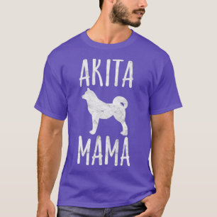 Vintag Akita Mama Geschenk Akita Mama Haustier Bes T-Shirt