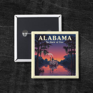 Vintag Alabama Button