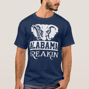 Vintag Alabama Elephant Bama Alabama Freakin Funn T-Shirt