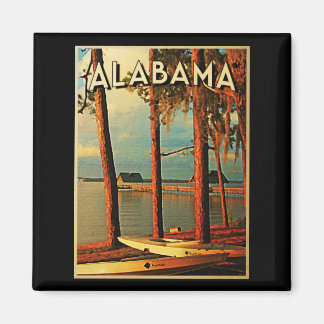 Vintag Alabama Magnet