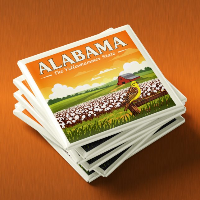 Vintag Alabama Magnet (Von Creator hochgeladen)