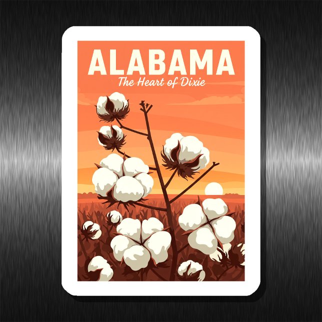 Vintag Alabama Magnet (Von Creator hochgeladen)