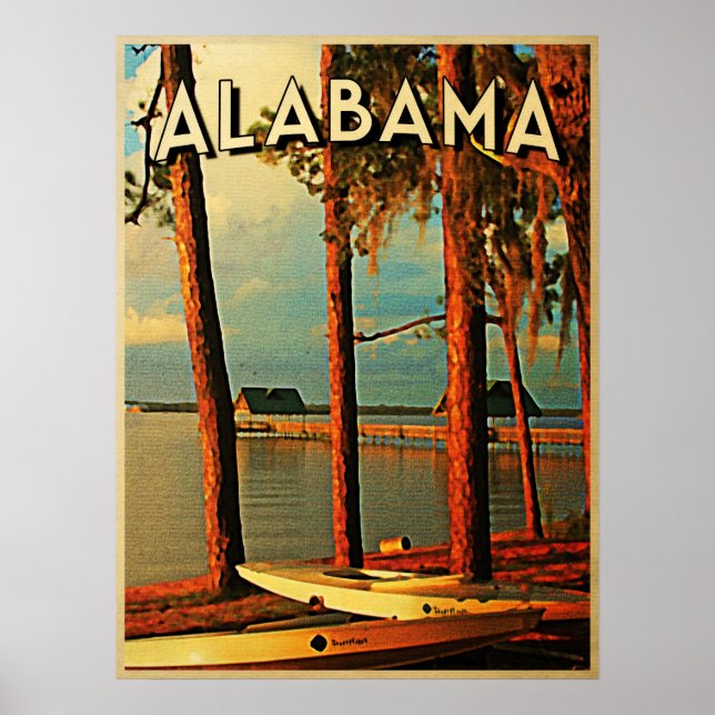 Vintag Alabama Poster (Vorne)