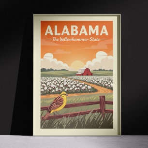 Vintag Alabama Poster