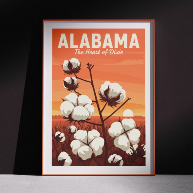 Vintag Alabama Poster (Von Creator hochgeladen)
