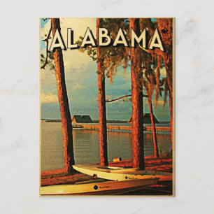 Vintag Alabama Postkarte