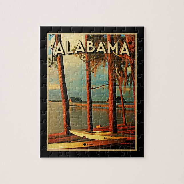 Vintag Alabama Puzzle (Vertikal)