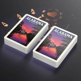Vintag Alabama Spielkarten