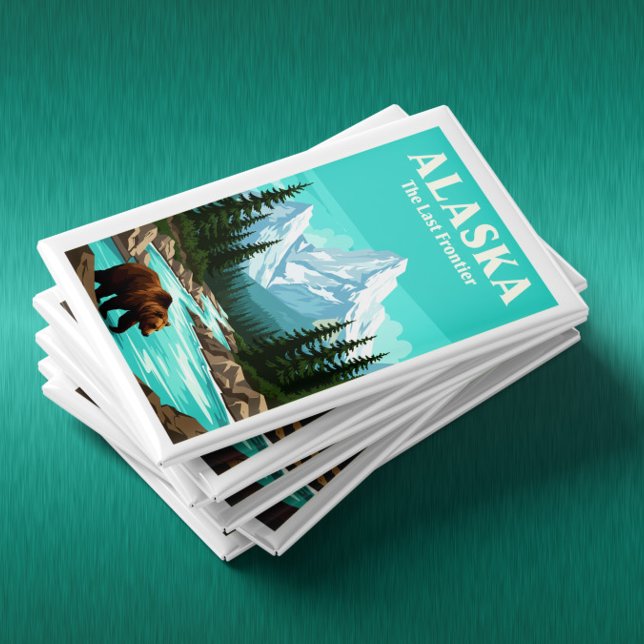 Vintag Alaska Magnet (Von Creator hochgeladen)