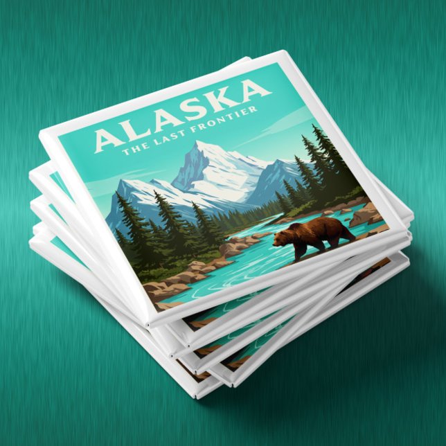 Vintag Alaska Magnet (Von Creator hochgeladen)