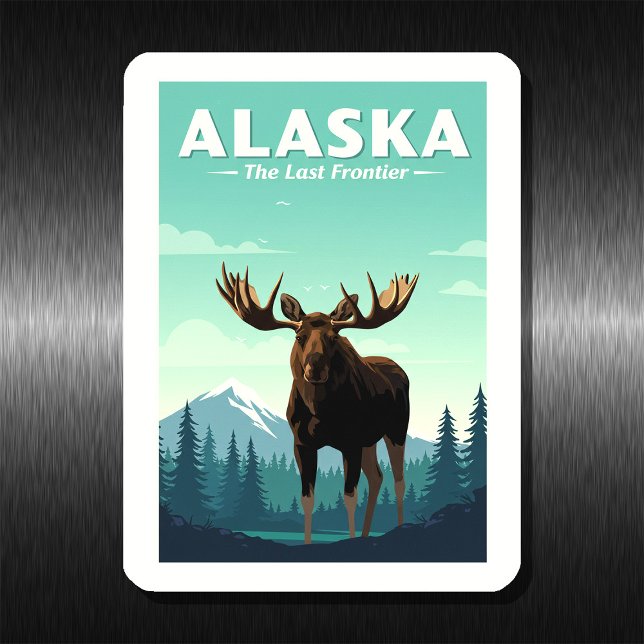 Vintag Alaska Magnet (Von Creator hochgeladen)