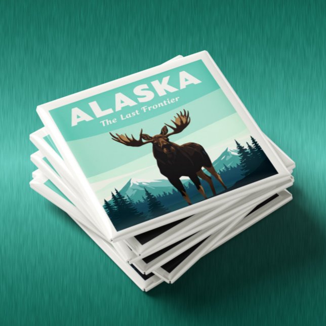 Vintag Alaska Magnet (Von Creator hochgeladen)