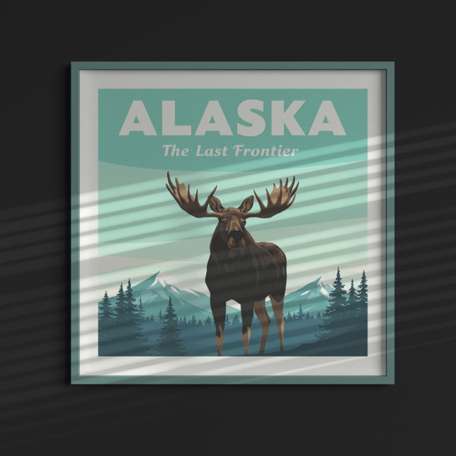 Vintag Alaska Poster (Von Creator hochgeladen)