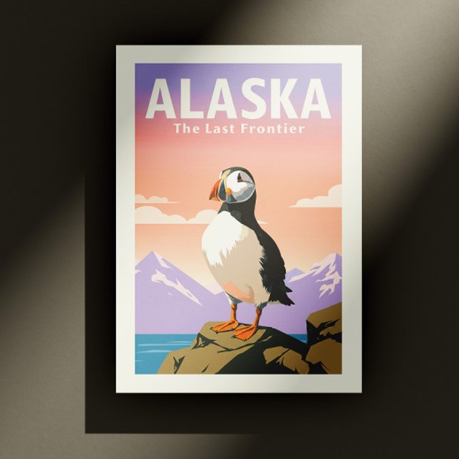 Vintag Alaska Postkarte (Von Creator hochgeladen)