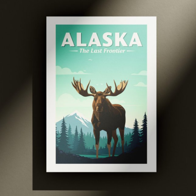 Vintag Alaska Postkarte (Von Creator hochgeladen)