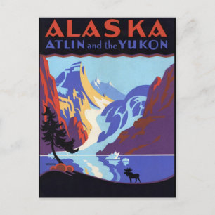 Vintag Alaska Postkarte