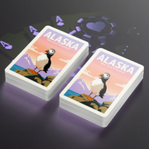 Vintag Alaska Spielkarten