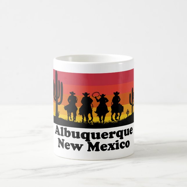 Vintag Albuquerque New Mexico Kaffeetasse (Mittel)