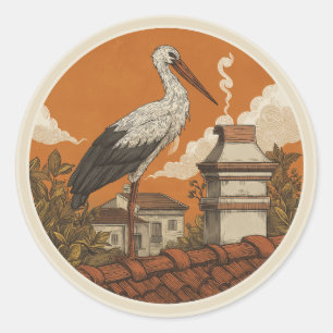 Vintag Alentejo Portugal Runder Aufkleber