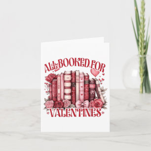 Vintag Alle für Valentines Buchhandlungen Club Boo Karte