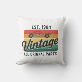 Vintag alle Originalteile Kissen