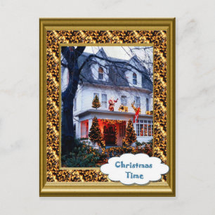 Vintag alles zu Weihnachten beleuchtet