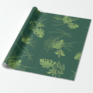 Vintag Aloha Gift Wrap | Lau Barkcloth Green Geschenkpapier