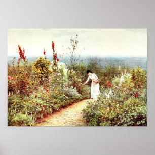 Vintag Alt Viktorianisch 1916 Kunstpost Poster