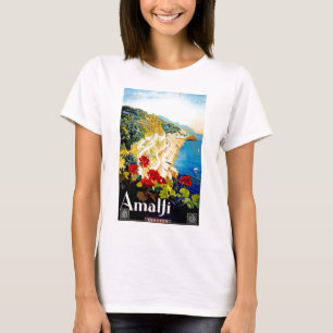 Vintag Amalfi Italien Europa Reisen T-Shirt