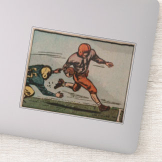 Vintag American Football Illustration Sports Art Aufkleber