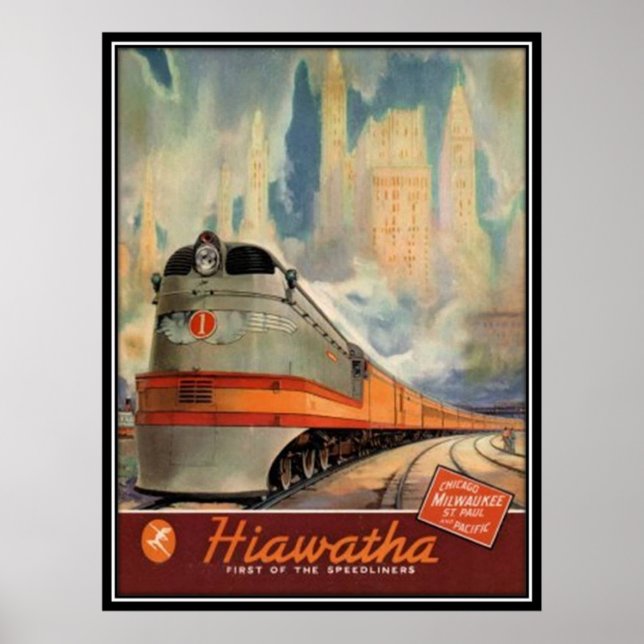 Vintag American Railway, USA - Poster (Vorne)