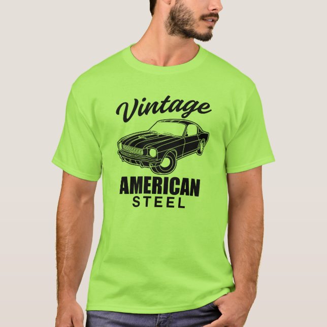 Vintag American Steel T - Shirt (Vorderseite)