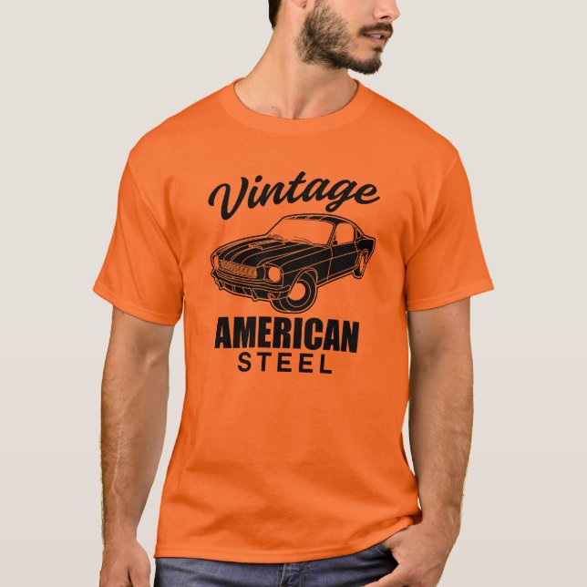 Vintag American Steel T-Shirt (Vorderseite)
