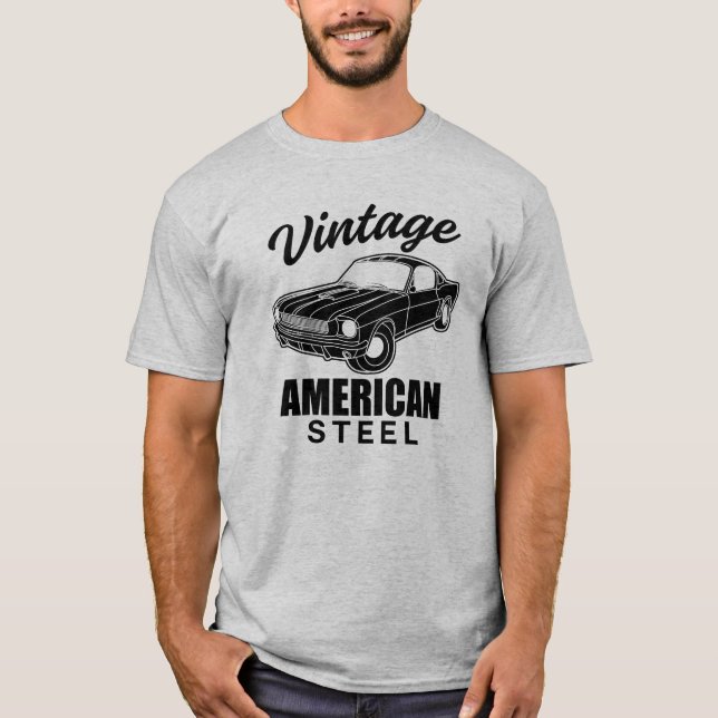 Vintag American Steel T - Shirt (Vorderseite)