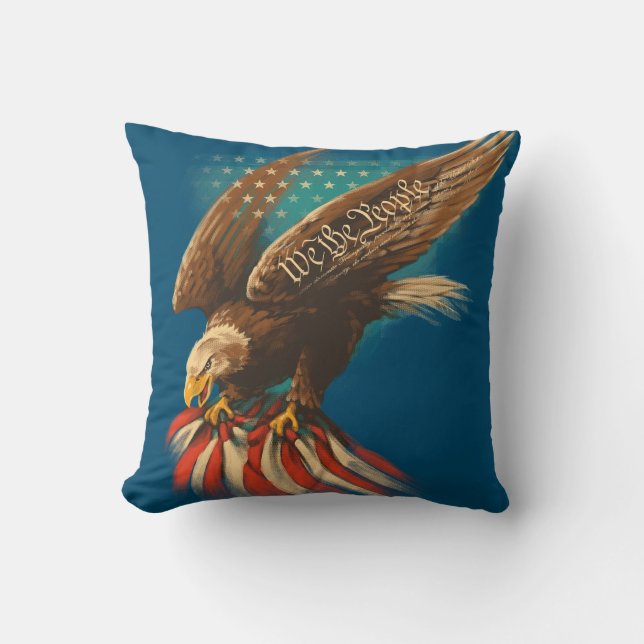 Vintag Americana Kissen (Vorderseite)