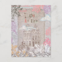 Vintag Amsterdam Postcard