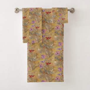 Vintag Anemones Henry Roderick Newman Badhandtuch Set
