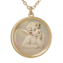Vintag Angel Necklace