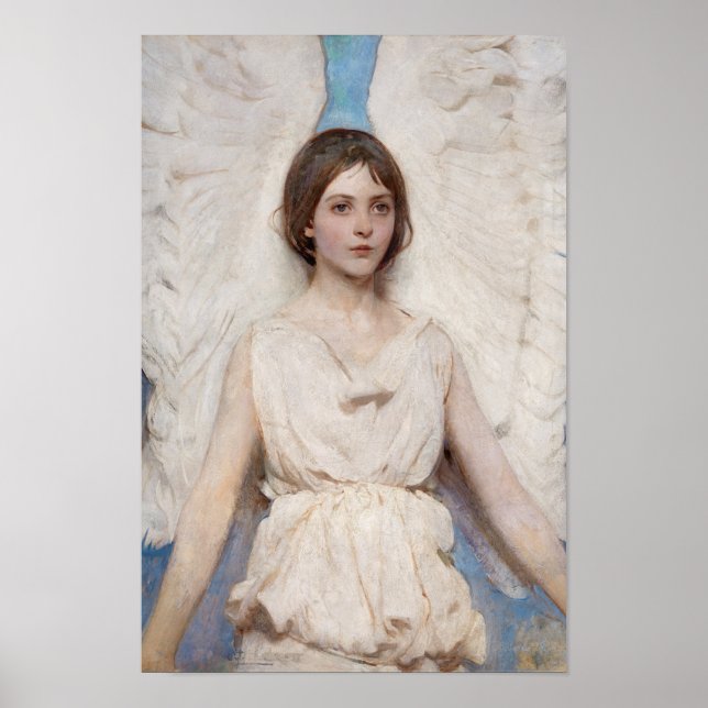 Vintag Angel Print - Abbott Handerson Thayer Poster (Vorne)