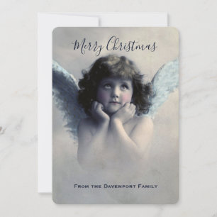 Vintag Angel Retro Frohe Weihnachten