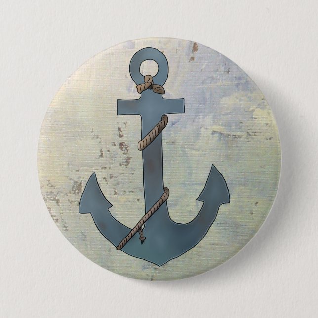 Vintag Anker Button (Vorderseite)