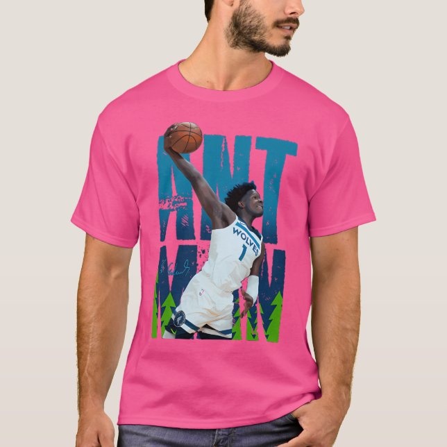 Vintag Anthony Edwards Kids T-Shirt (Vorderseite)