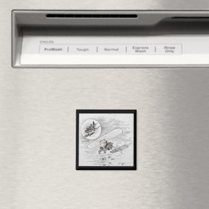 Vintag antike bis moderne Reise Magnet