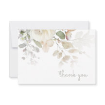 Vintag Aquamarine Dankeschön-Merkkarte