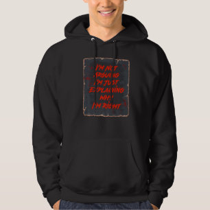 Vintag argumentiere ich nicht, dass ich nur erklär hoodie