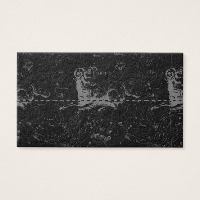 Vintag Aries Unterzeichner-Konstellation Hevelius  (Vorderseite)