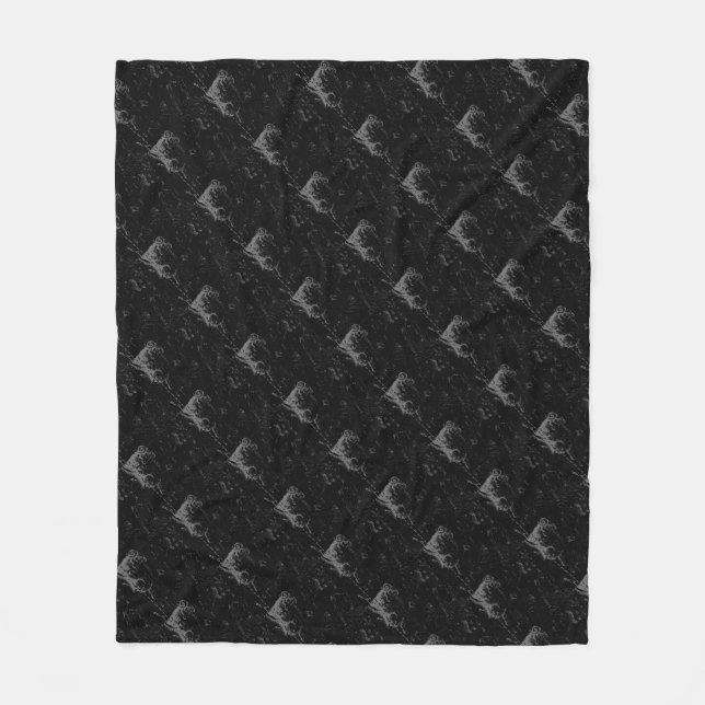 Vintag Aries Unterzeichner-Konstellation Hevelius  Fleecedecke (Vorderseite)