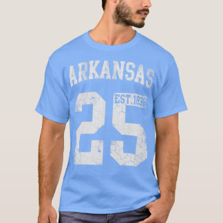 Vintag Arkansas 25. Staat T-Shirt
